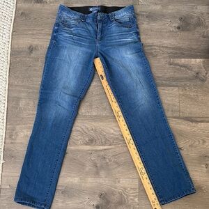 Democracy ab solutions Women's Straight Leg Jeans in Classic Blue Wash